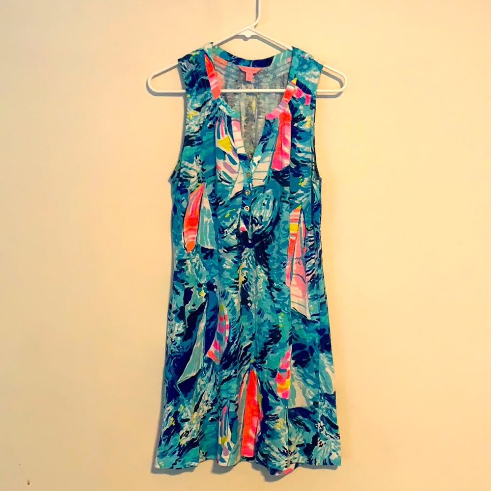 Sleeveless Lilly Pulitzer Dress, size M.